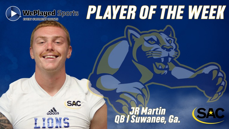 Martin named SAC Offensive Player of the Week