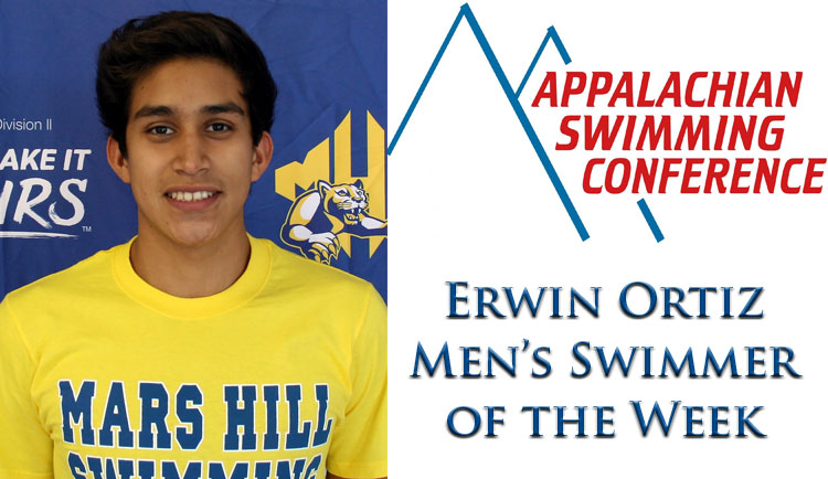 Ortiz Named National ASC Conference Swimmer of the Week