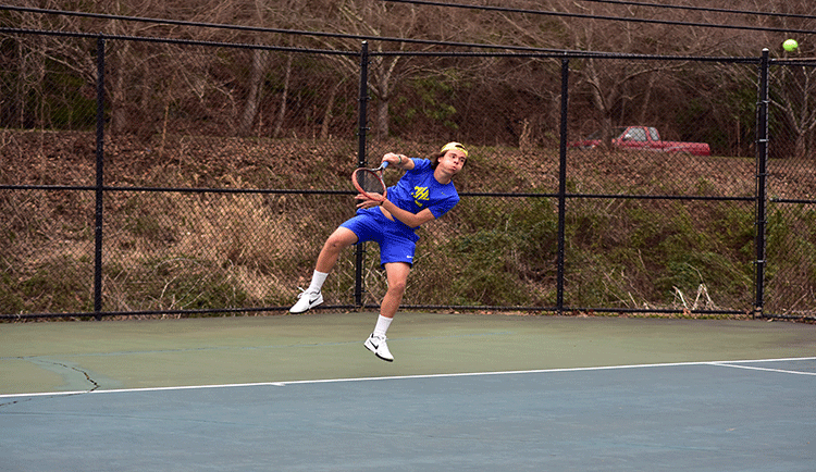 Men's Tennis Blanked by Anderson