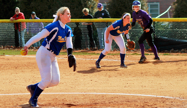 Softball Takes Two From Queens