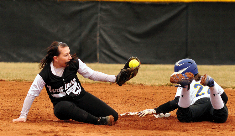 Gibson's Walk-Off Double Lifts Softball to Split with Anderson