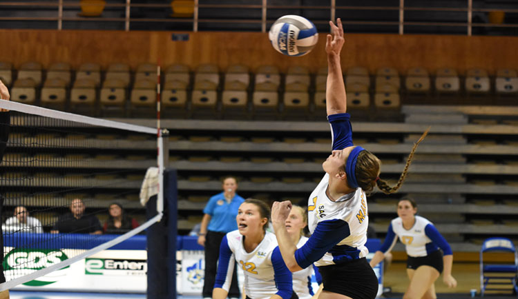 Lions fall in five sets to conference rival Lincoln Memorial