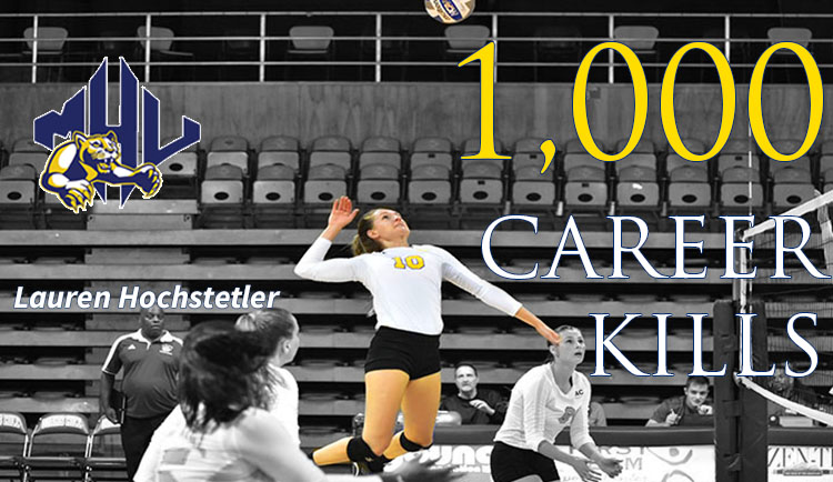 Hochstetler records 1,000th kill in victory over Pioneers