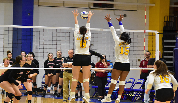 Johnson sets career-high in blocks in match against Wingate