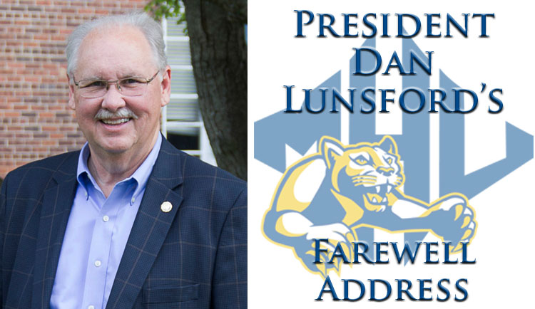 President Lunsford's Farewell Address