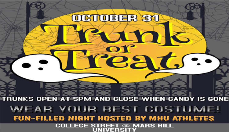 Mars Hill SAAC to host Trunk or Treat on Halloween night
