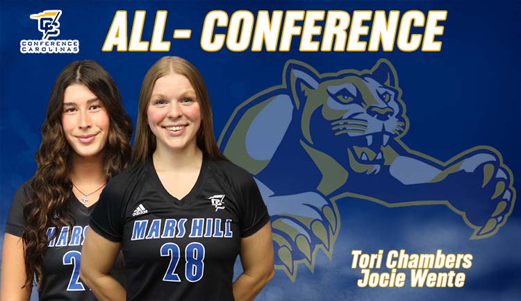 Chambers, Wente named to Conference Carolinas All-Conference Teams