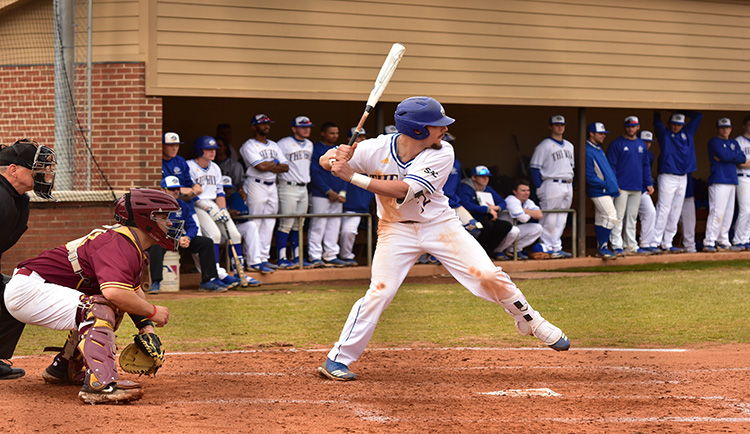 Lions even season series with 15-4 win over SWU