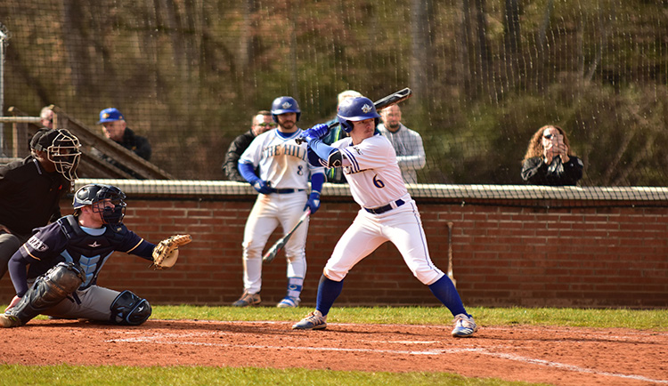 Late inning rallies secure Sunday sweep over Coker
