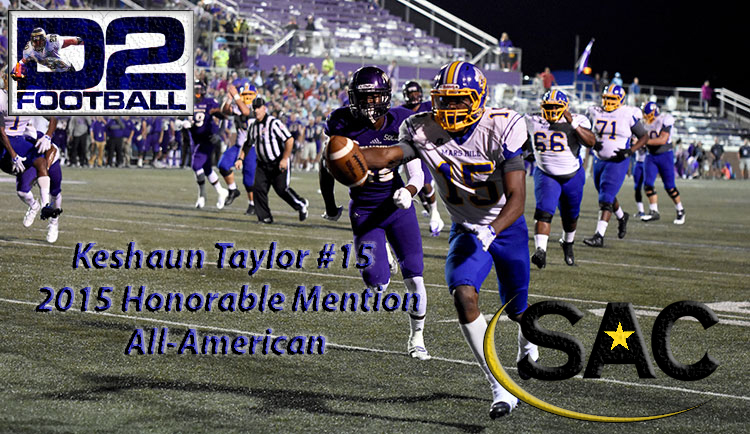 Taylor Recognized As All-American Honorable Mention