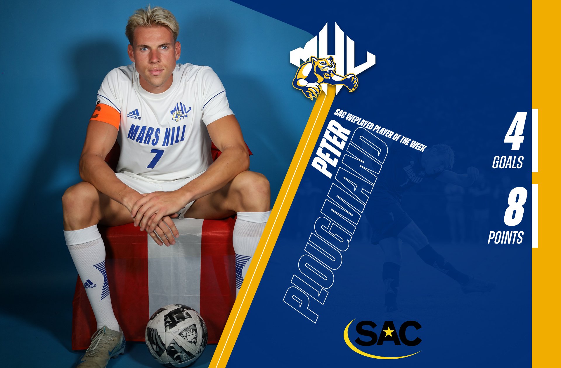 Back-to-back: Plougmand named SAC WePlayed Sports Offensive Player of the Week