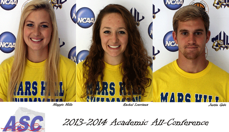Three Swimmers Named to ASC Academic All-Conference Team