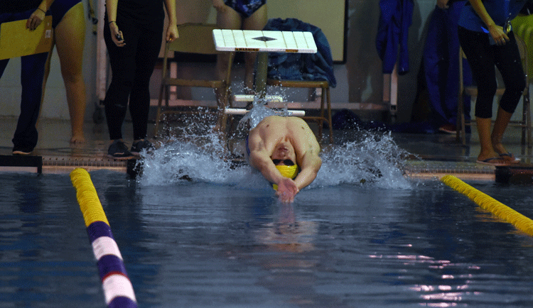 Men's Swim Team Concludes Day One of ASC Conference Meet