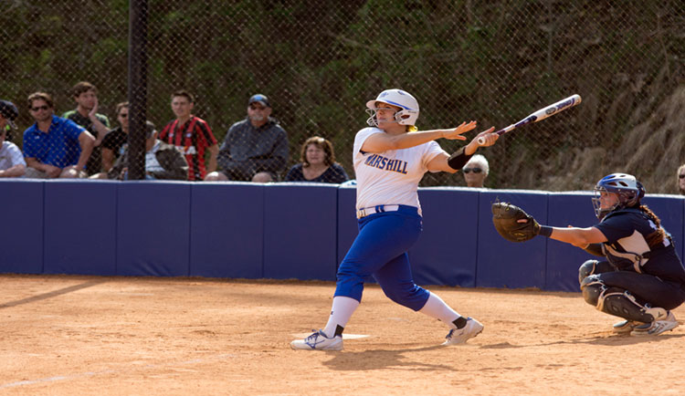 Softball Splits With Anderson