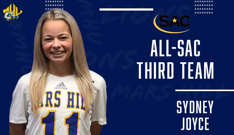 Joyce named to All-SAC Third Team, Joy & Lions named statistical champions