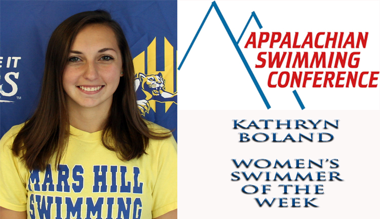 Boland Named ASC Women's Swimmer of the Week