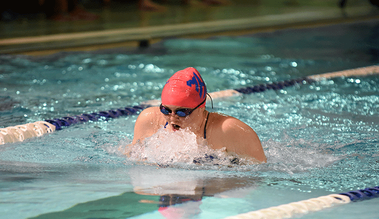 Women's Swimming Dominant Against Milligan and Warren Wilson