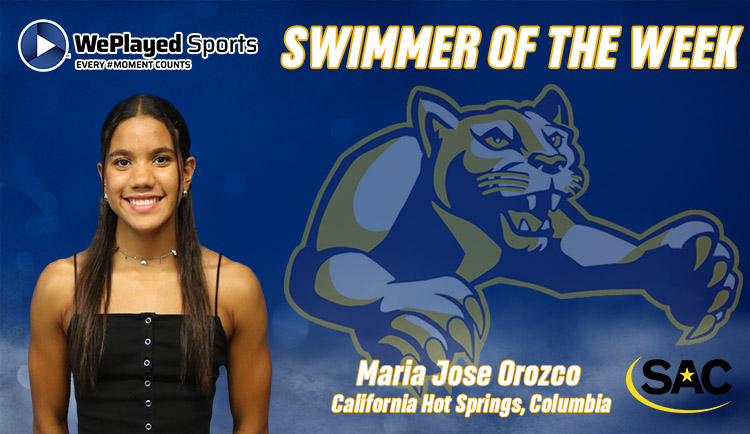 Jose Orozco named SAC Swimmer of the Week for second straight week