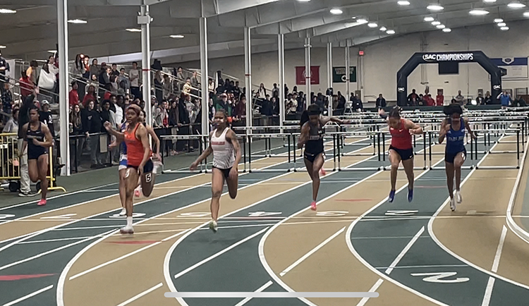 Giggetts breaks MHU record, Lions place 10th at SAC Indoor T&F Championship
