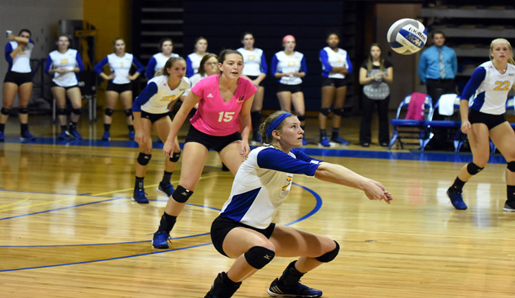 Volleyball Drops A Pair of Games at SAC/Peach Belt Crossover