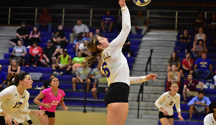 Lions emerge victorious over Tusculum in five-set thriller