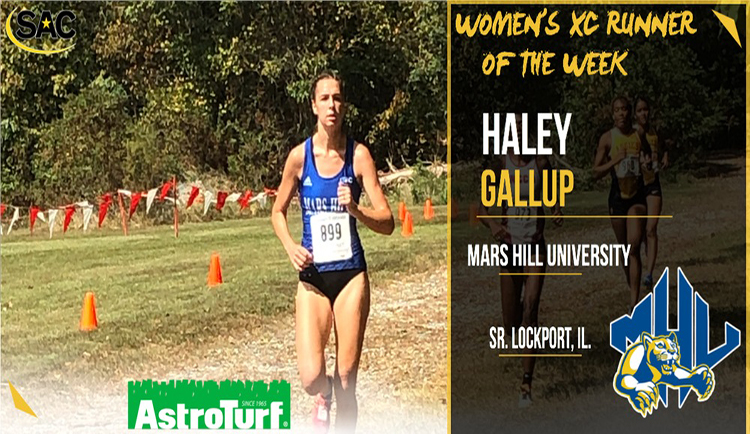 Gallup named SAC Cross Country Runner of the Week